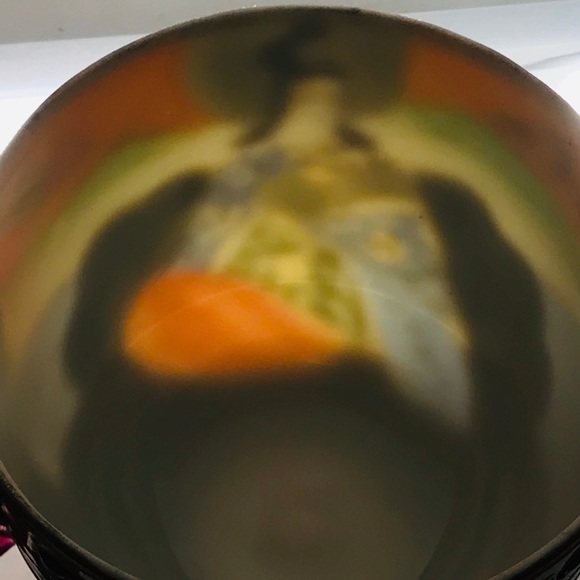 Goddess of Mercy,Gilded Hand Painted Cup & Sauser - Picture 10 of 10